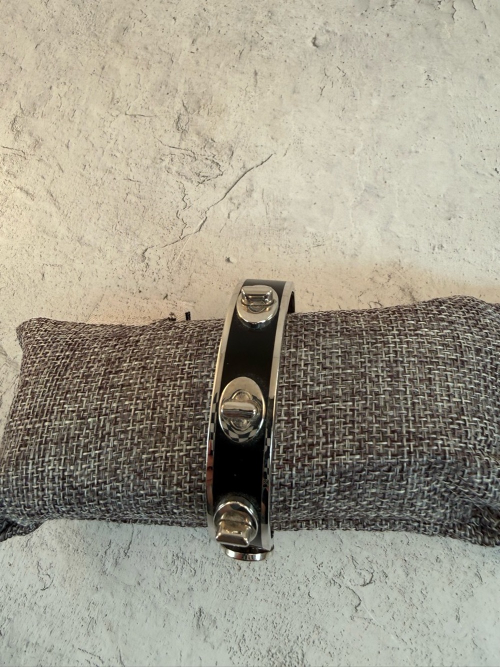 Coach Black and Silver Bracelet